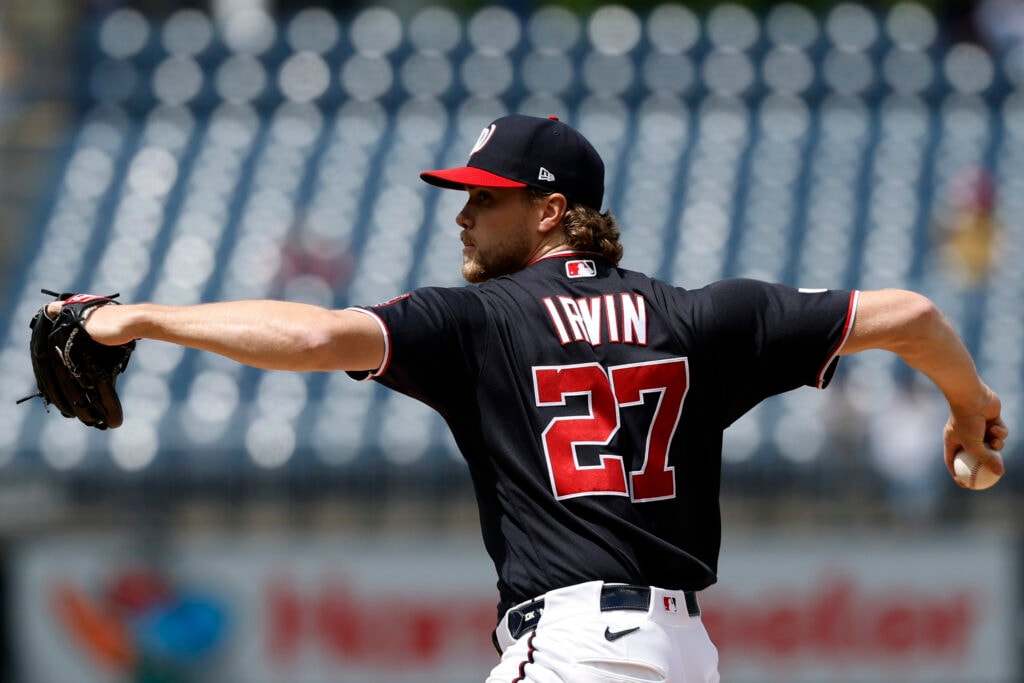 Nationals Activate Jake Irvin for Weekend Opener vs. Braves