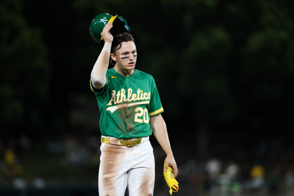 Athletics Place Zack Gelof on 10-Day Injured List With Right-Hand Contusion