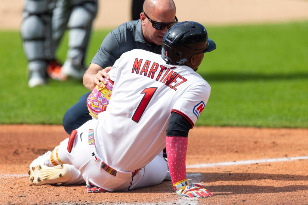 Guardians Place Outfielder Angel Martínez on 10-Day Injured List With Left-Foot Fracture