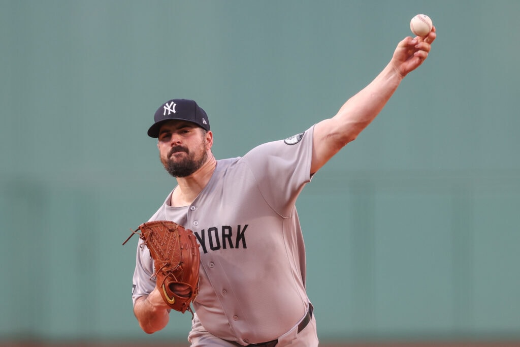 Yankees move Carlos Rodón to 15-day IL with left elbow inflammation, reinstating McMahon and Grisham