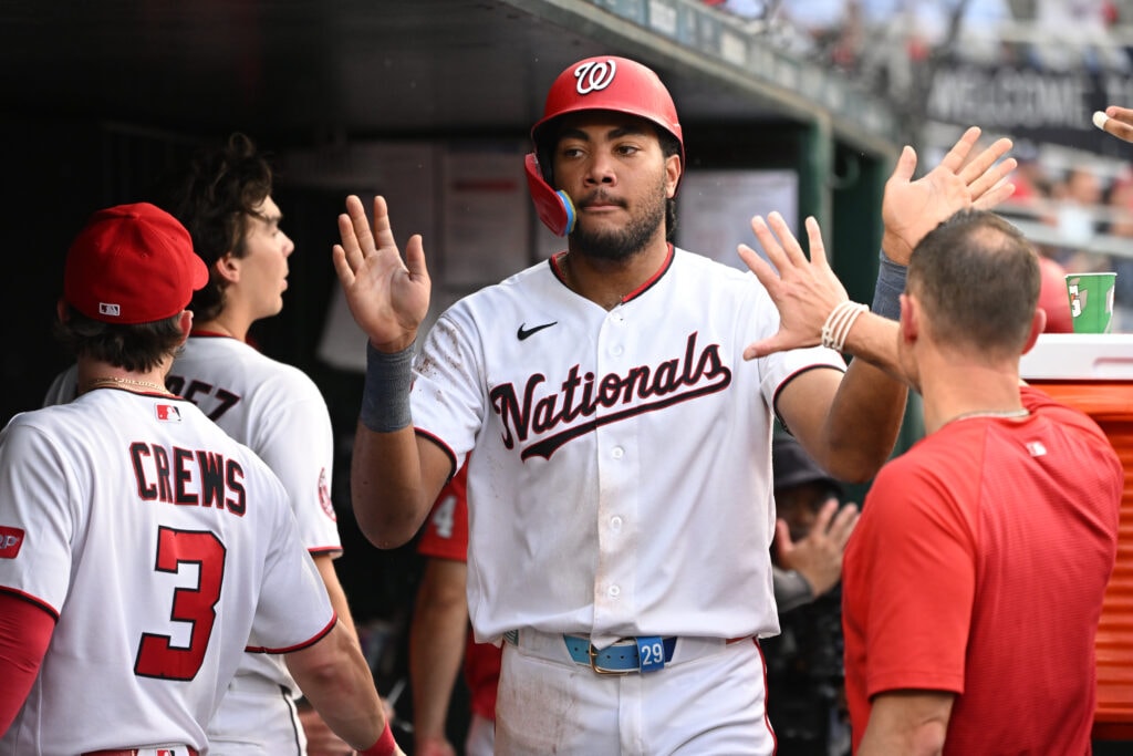 Nationals set James Wood on 10-day IL with oblique strain, call up Andrew Pinckney