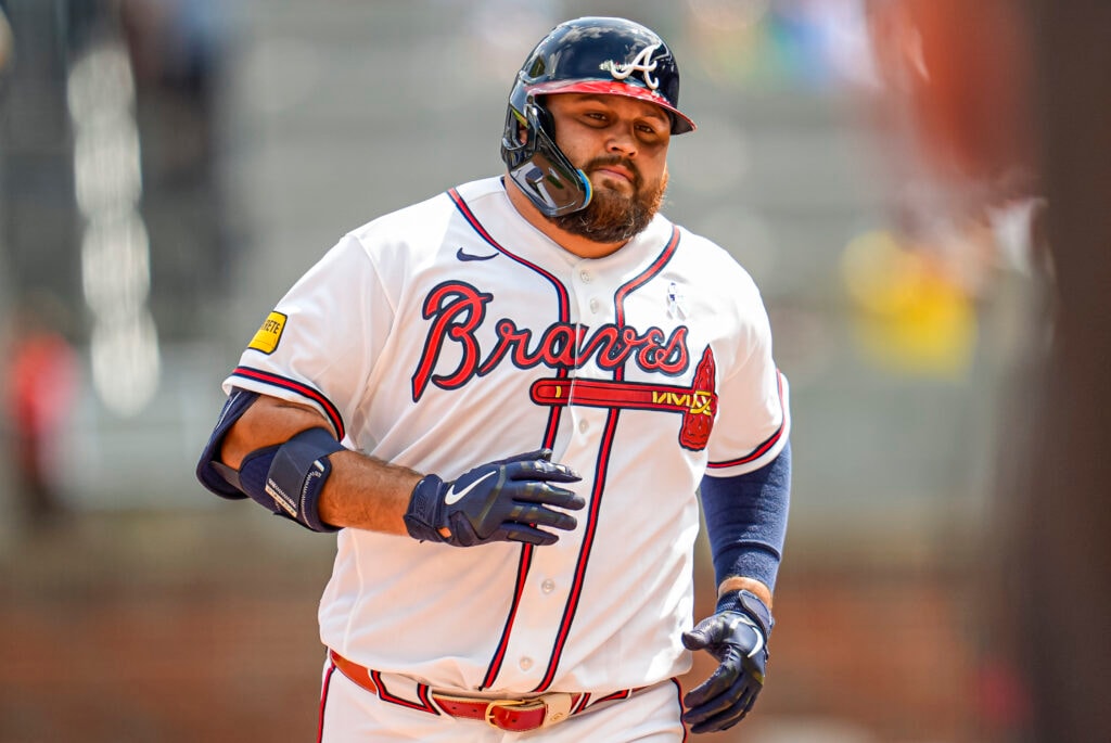 Braves make another roster pivot, designating Rowdy Tellez for assignment and recalling Jim Jarvis