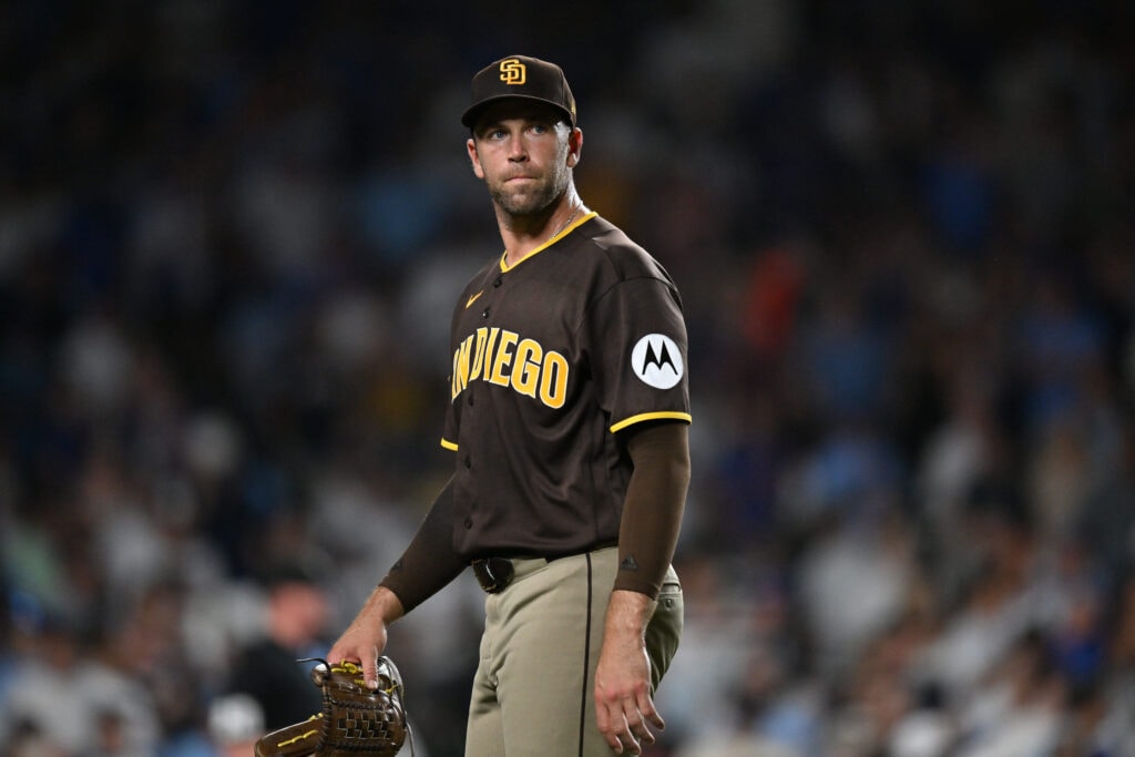 Padres place Jason Adam on 15-day injured list with right shoulder strain, activating Germán Márquez