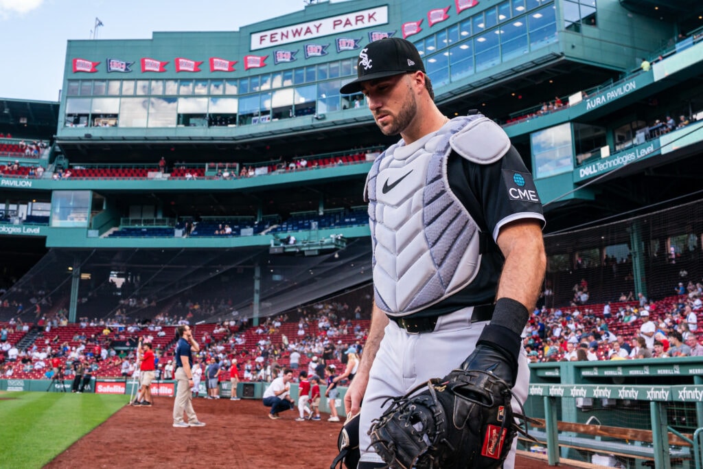 White Sox catcher Joey Bart fractures left hand after 98-mph drill from Red Sox’s Erik Miller
