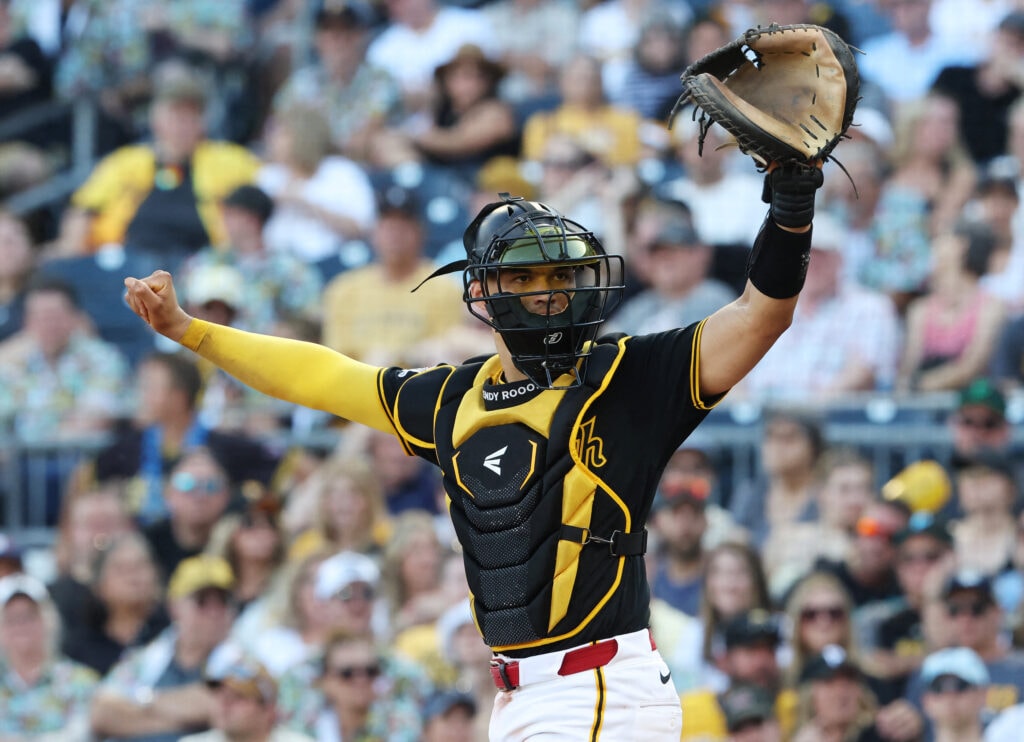 Pirates move Endy Rodriguez to 10-day injured list with left-hip inflammation