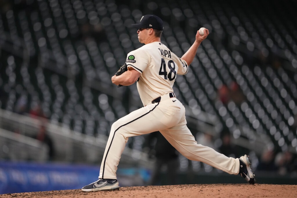 Royals release veteran right-hander Justin Topa from Omaha, returning him to free agency