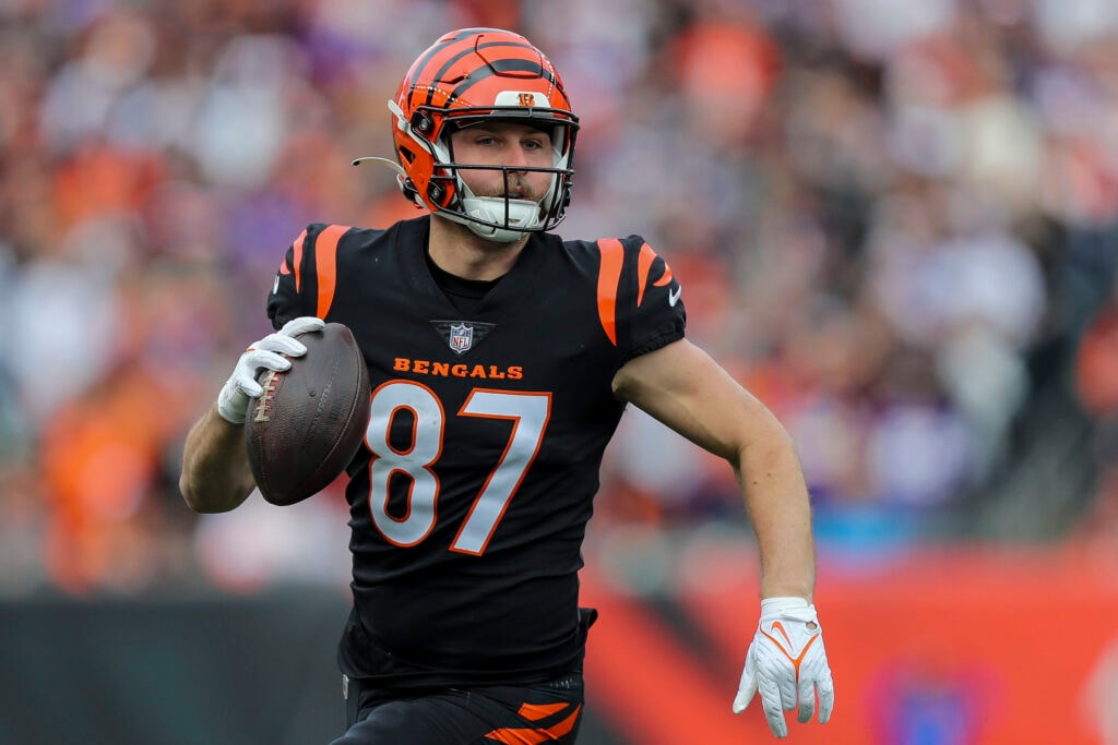Bengals tight end Tanner Hudson is expected to miss the rest of the season after pectoral tear