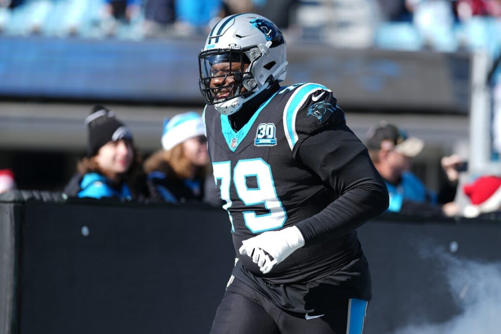 Panthers coach expects Ikem Ekwonu to return during 2026 season after patellar tendon tear