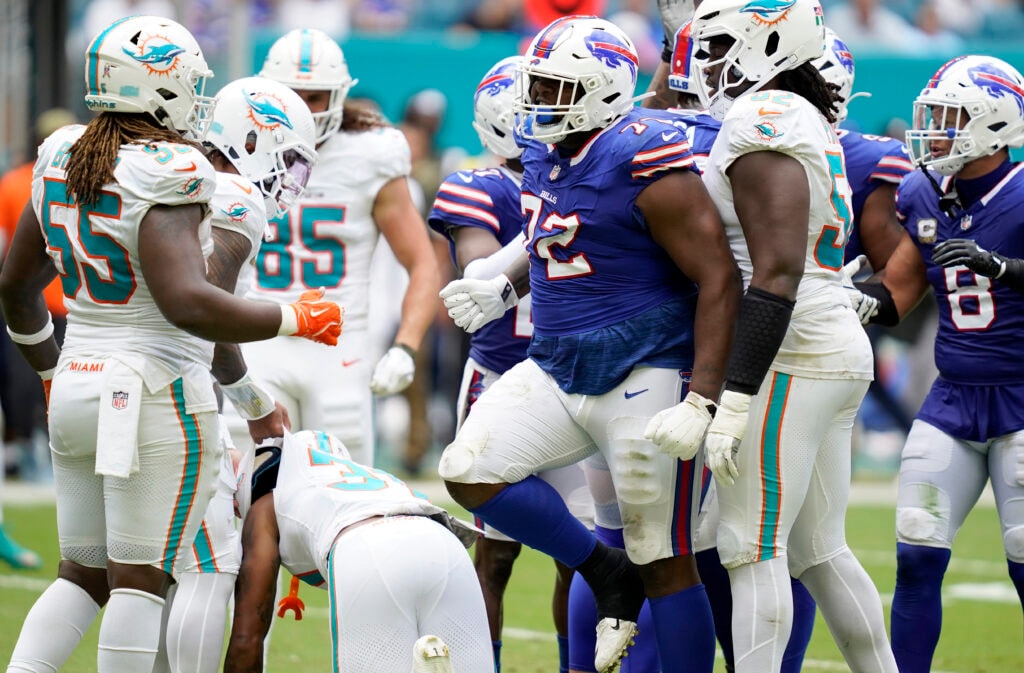NFL suspends Bills defensive tackle Phidarian Mathis for substance abuse policy violation
