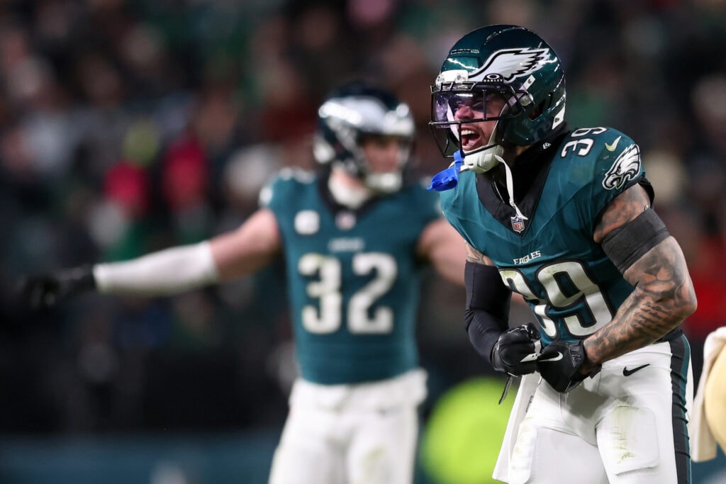 Eagles appear comfortable at safety, at least for now