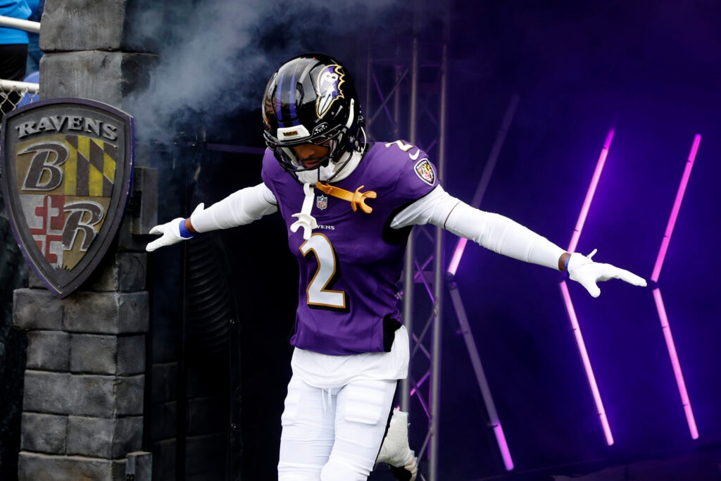 Ravens cornerback Nate Wiggins says an offseason procedure has him back to full strength