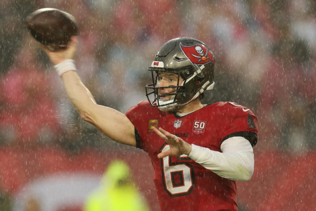 Baker Mayfield Says Buccaneers Extension Talks Are “Pretty Much the Same,” With 2026 Still the Focus