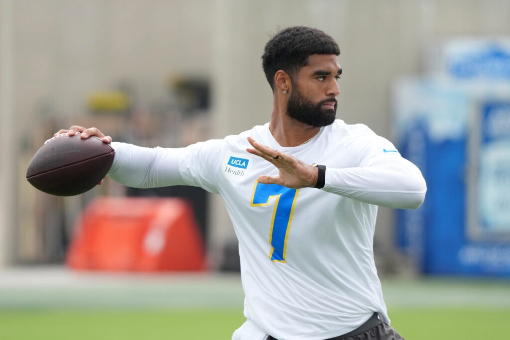 Chargers move on from QB DJ Uiagalelei after backup competition, with Trey Lance emerging