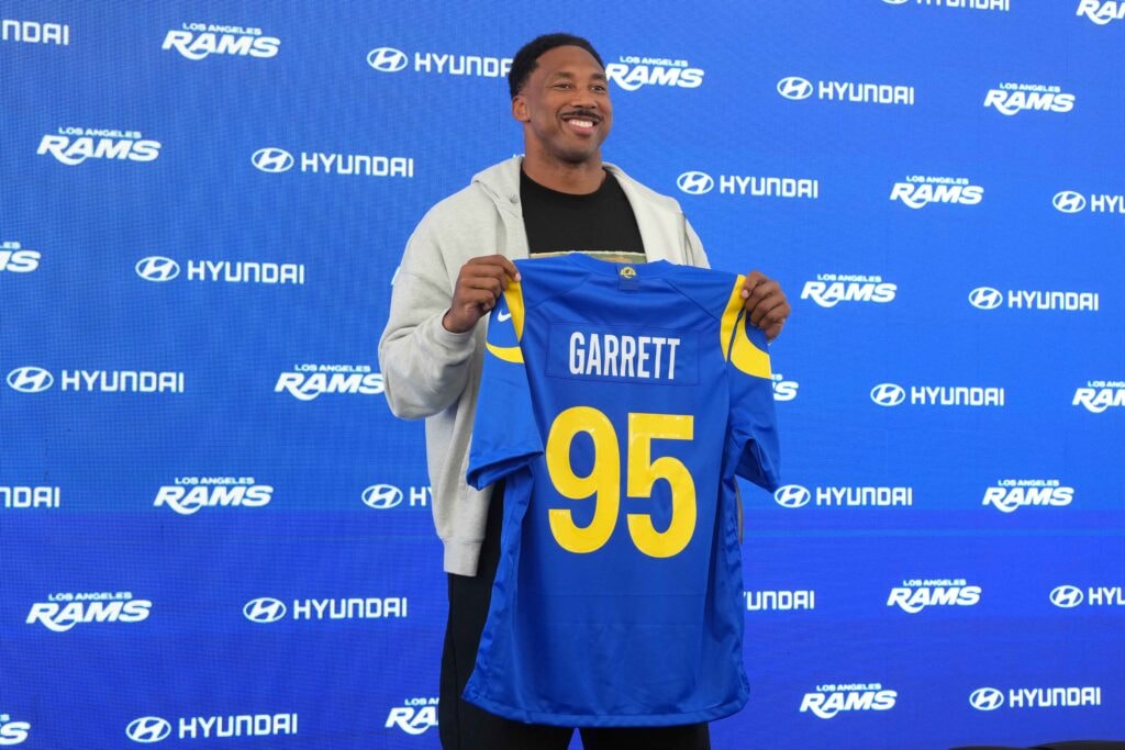 Rams restructure Myles Garrett agreement, reshaping Los Angeles’ future salary-cap picture