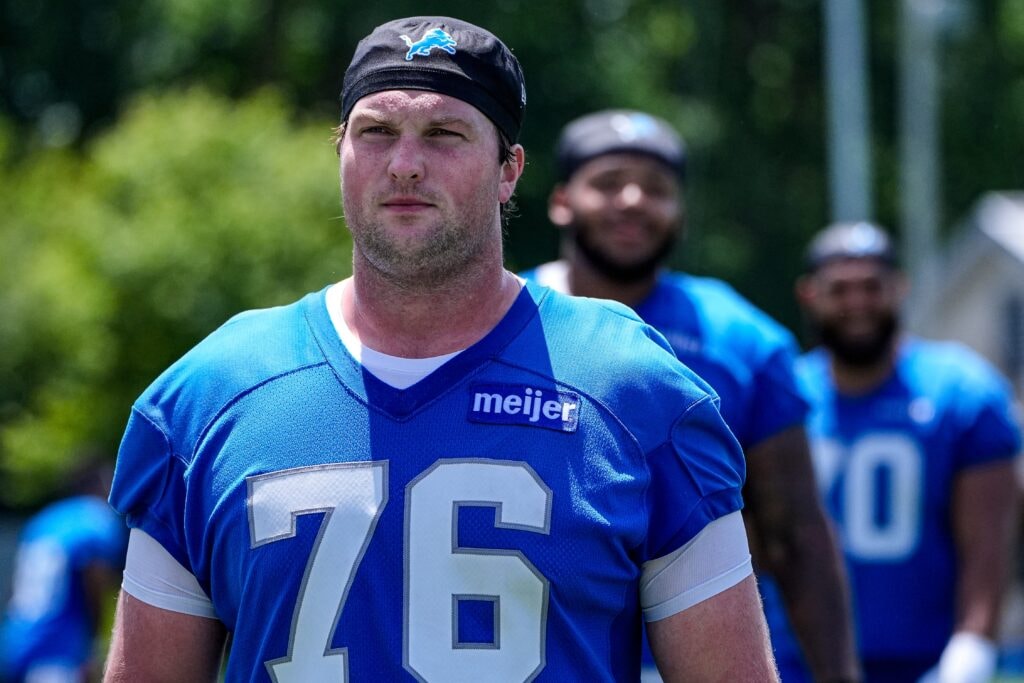 Lions notebook: Rookie Blake Miller building a case for the right tackle job