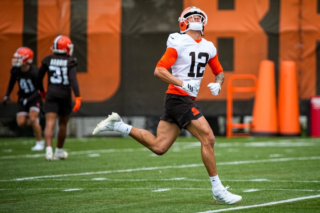 Browns weighed a first-round jump for Washington WR Denzel Boston before landing him at No. 39