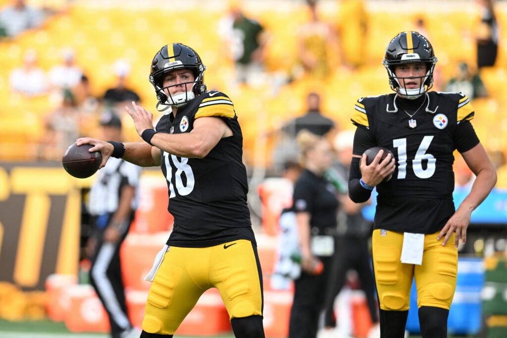 Steelers plan to keep Will Howard and Drew Allar on 53-man roster, shaping quarterback depth