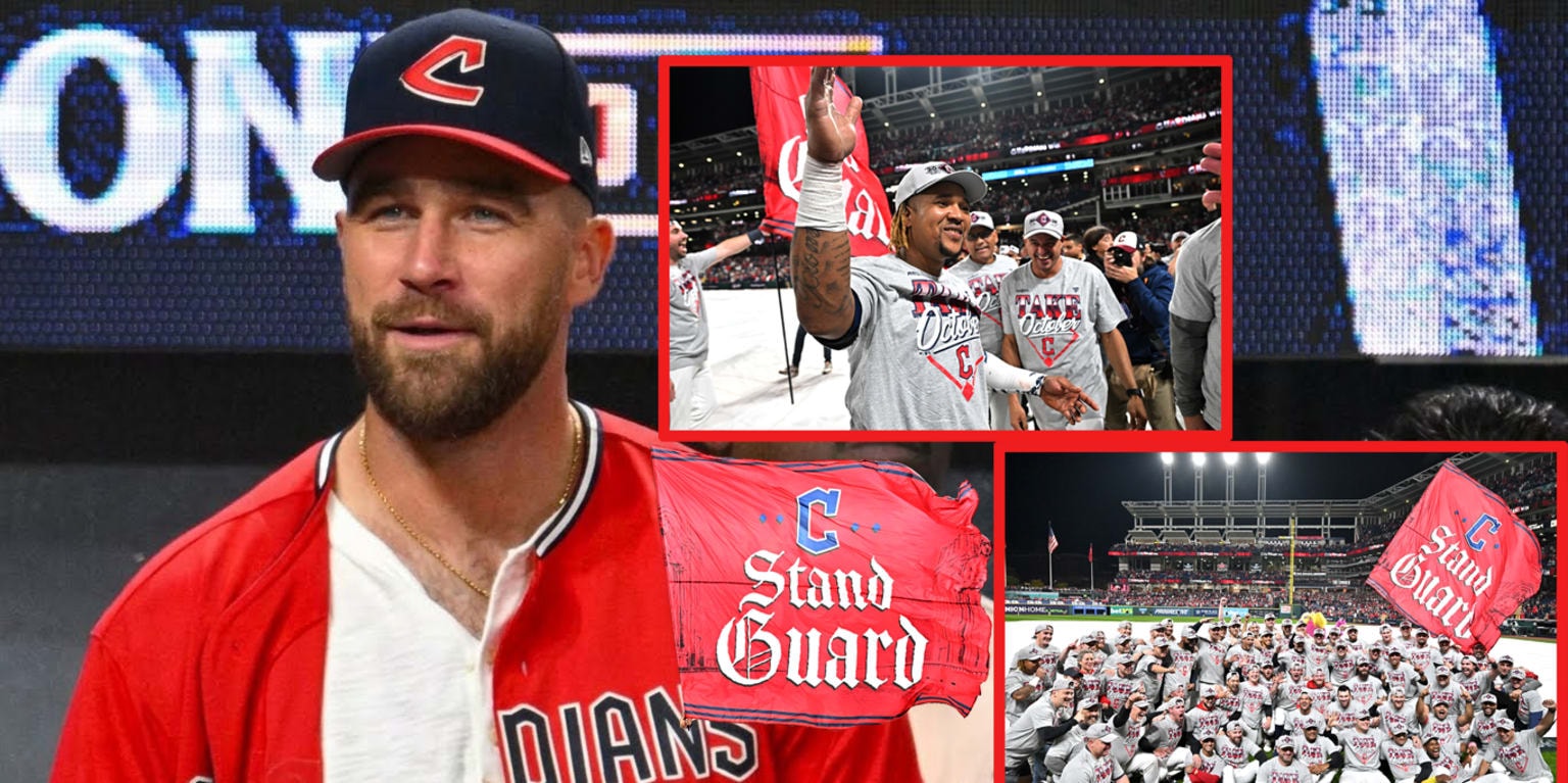 José Ramírez’s Game 5 homer turns into a family moment for Travis Kelce at Progressive Field