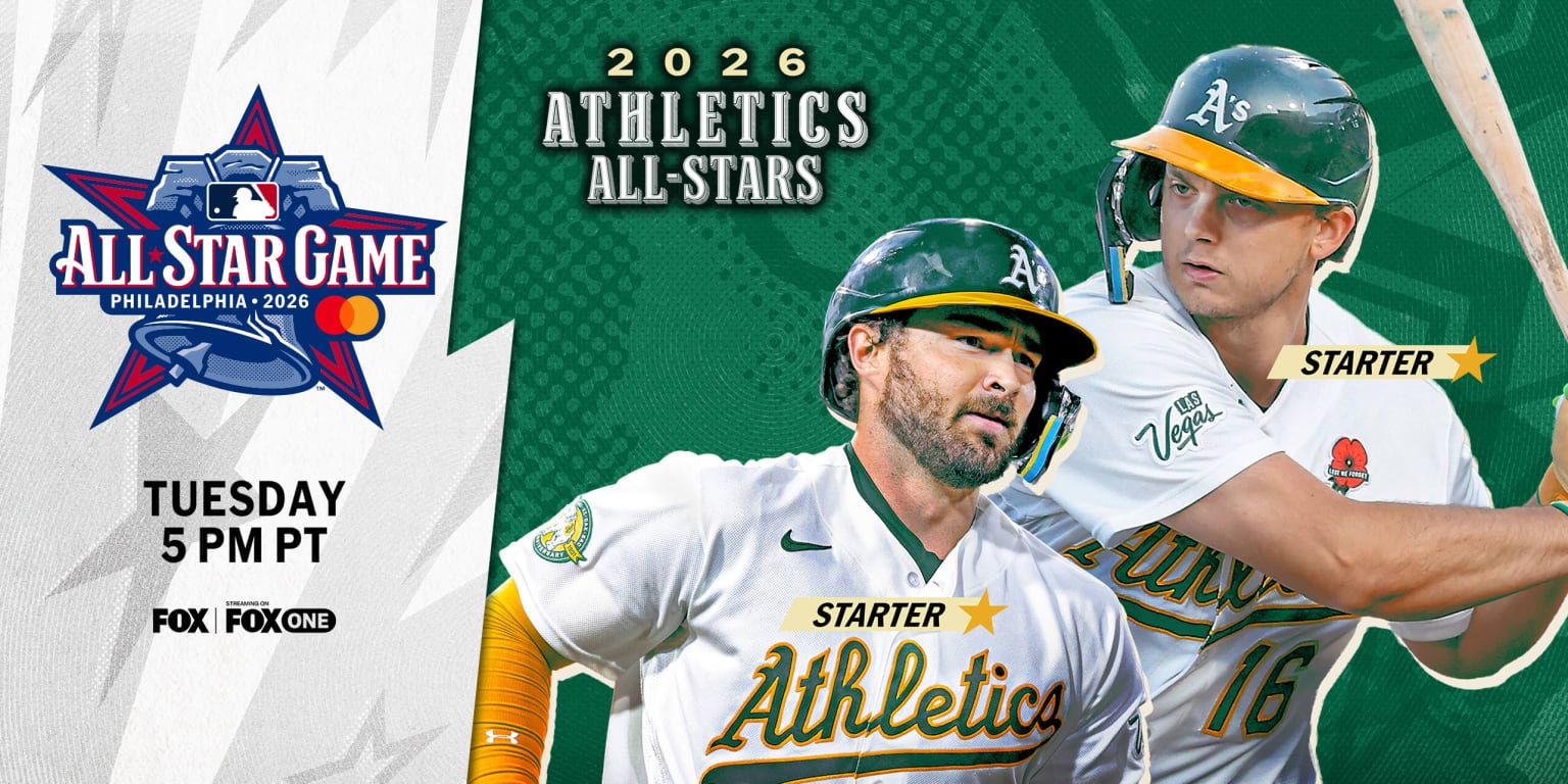 Athletics’ Shea Langeliers and Nick Kurtz named All-Stars for July 14 at Citizens Bank Park