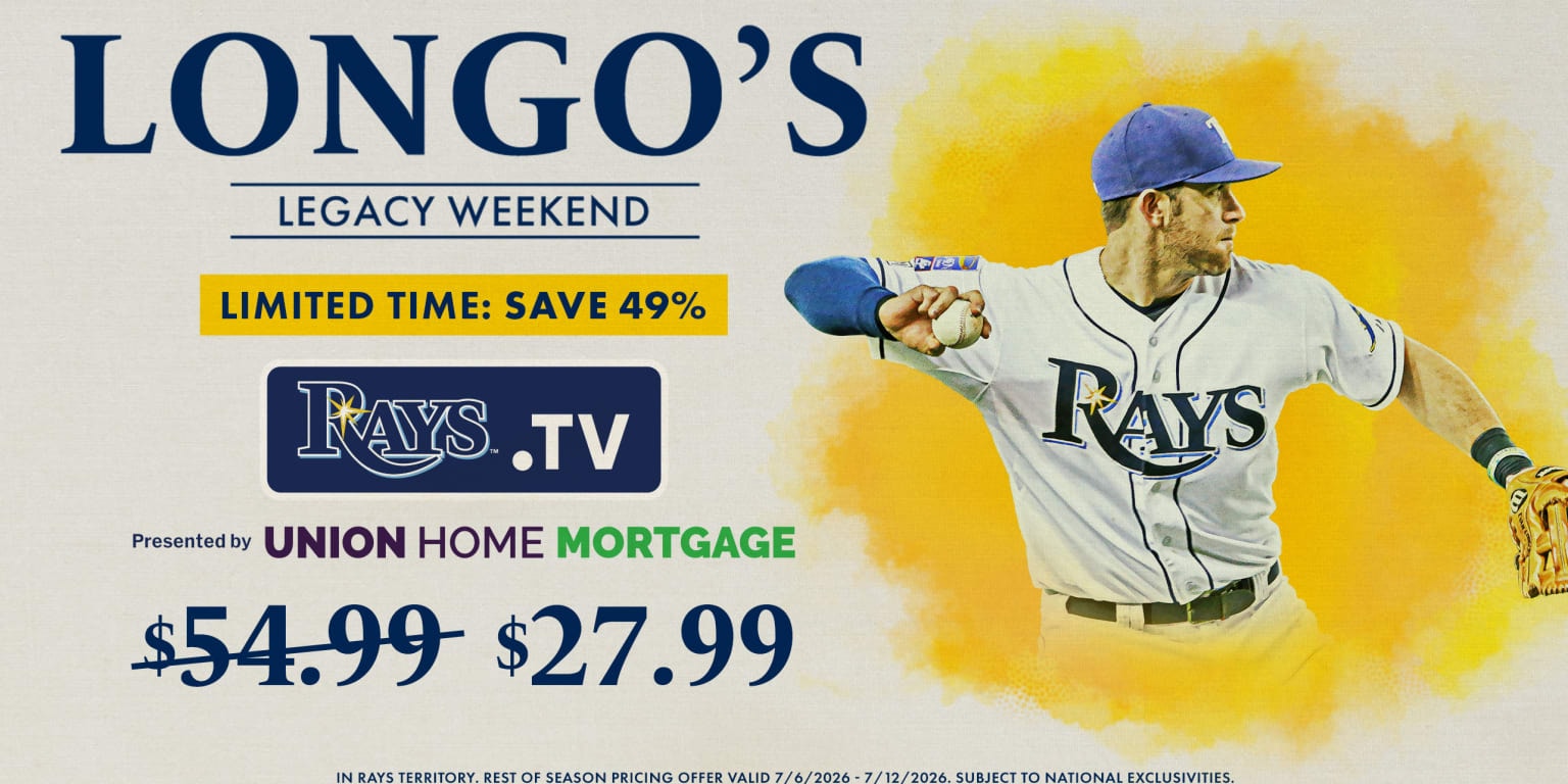 Rays unveil “Longo’s Legacy Sale” for Rays.TV ahead of Evan Longoria Hall of Fame ceremony