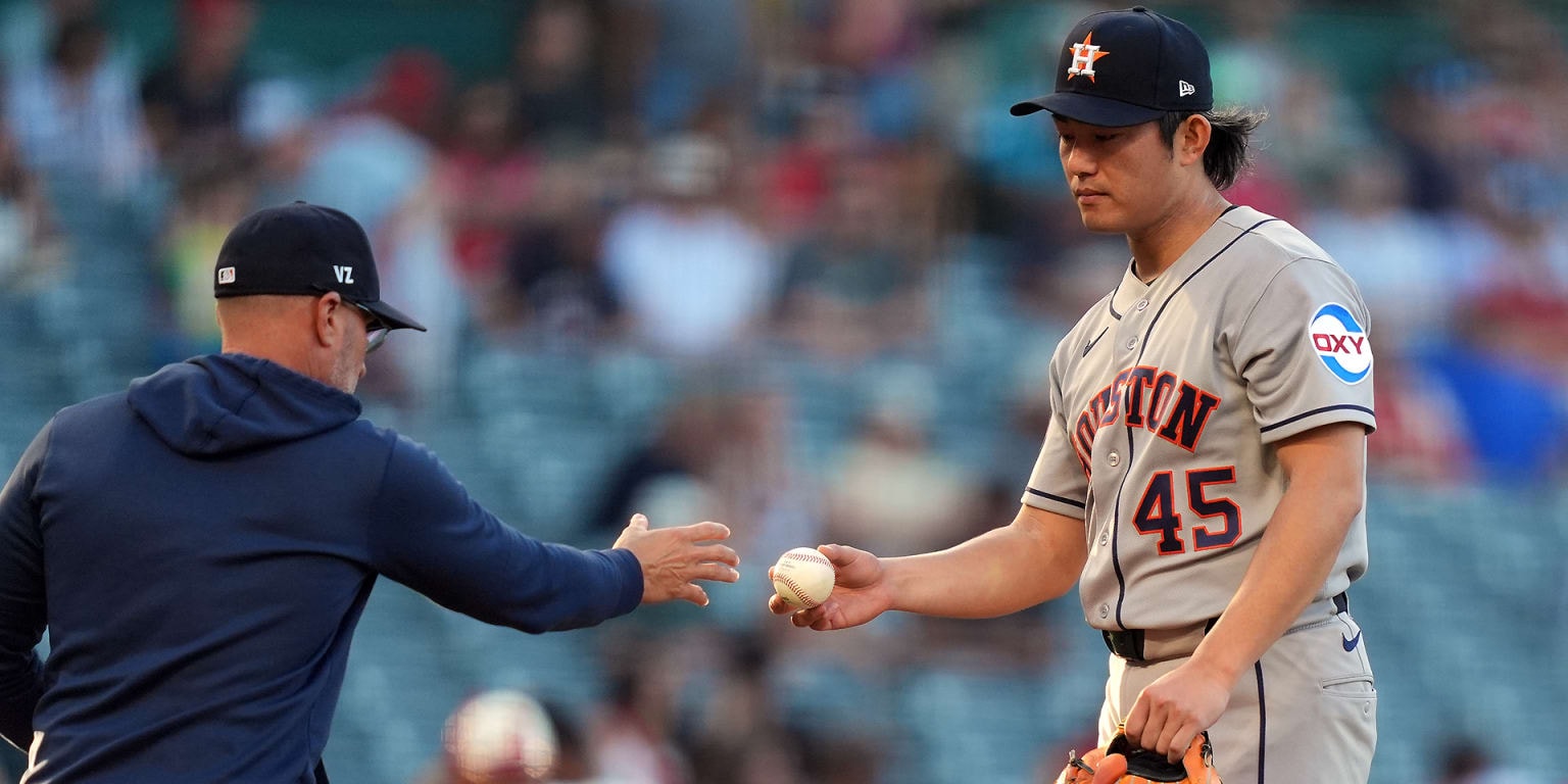 Astros manager Joe Espada moves Tatsuya Imai to bullpen for key weekend vs. Rangers
