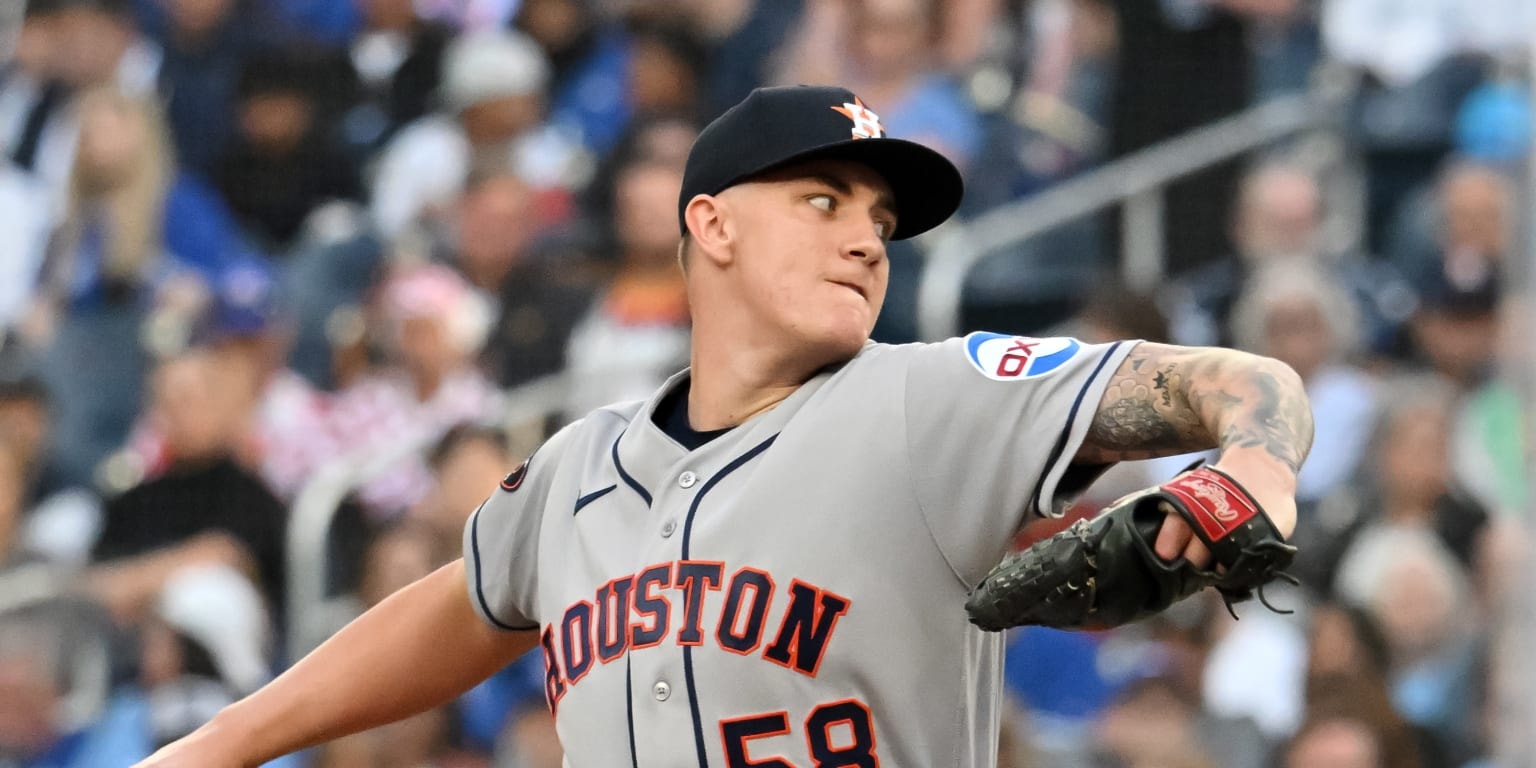 Hunter Brown’s command wavered again as Astros stumbled in Toronto opener