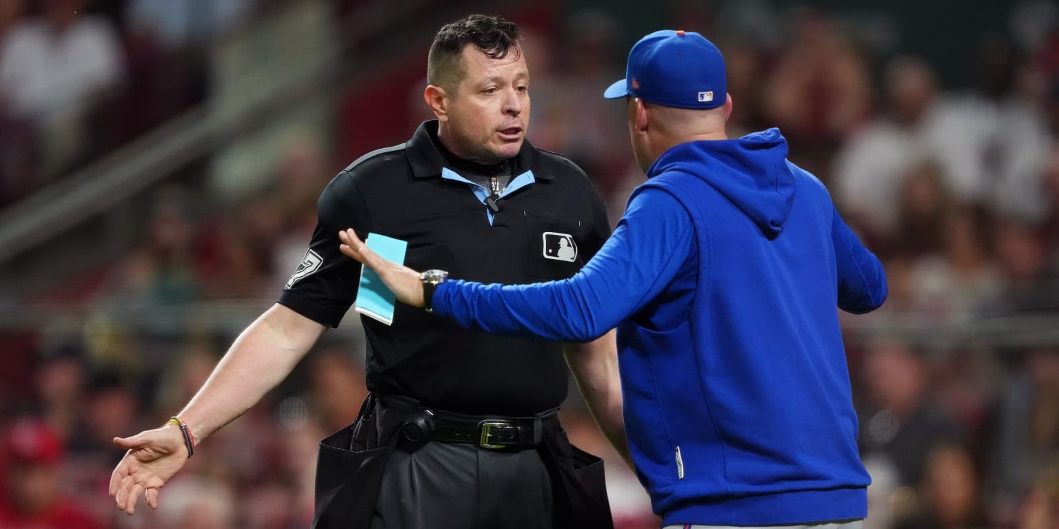 Carlos Mendoza’s ejection goes old-school, twice, after the Mets run out of ABS challenges