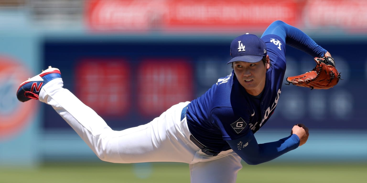 Dodgers temper expectations for Shohei Ohtani’s pitching return, manager says health is “not 100%”