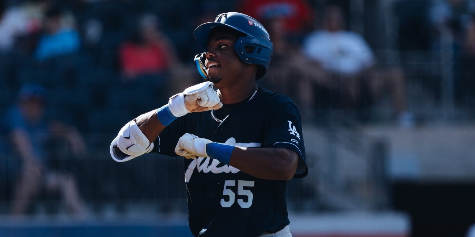 Josue De Paula keeps swinging into June as Dodgers’ Double-A Tulsa surge with 21-10 win
