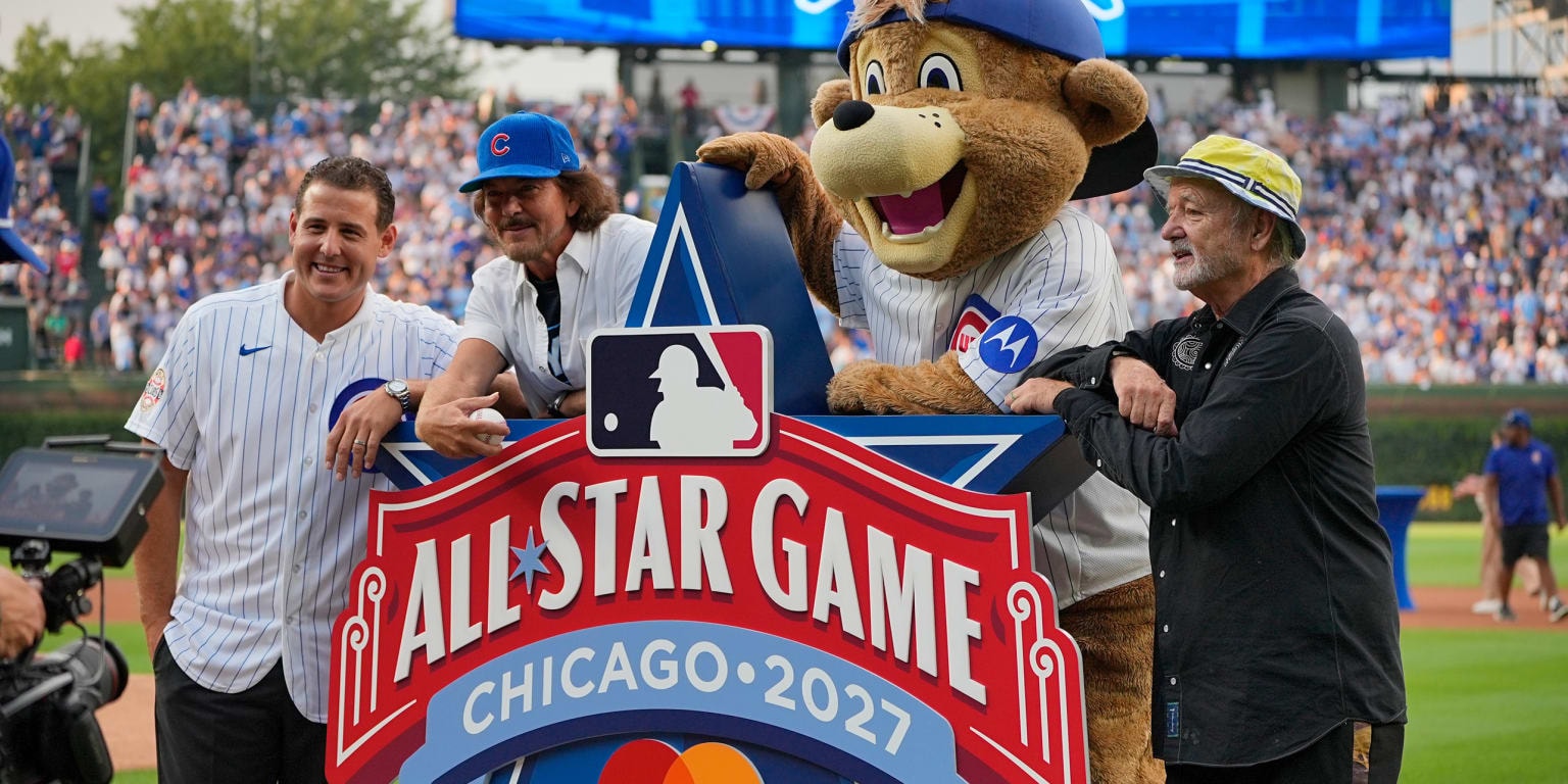 Cubs unveil logo for 2027 MLB All-Star Game at Wrigley Field