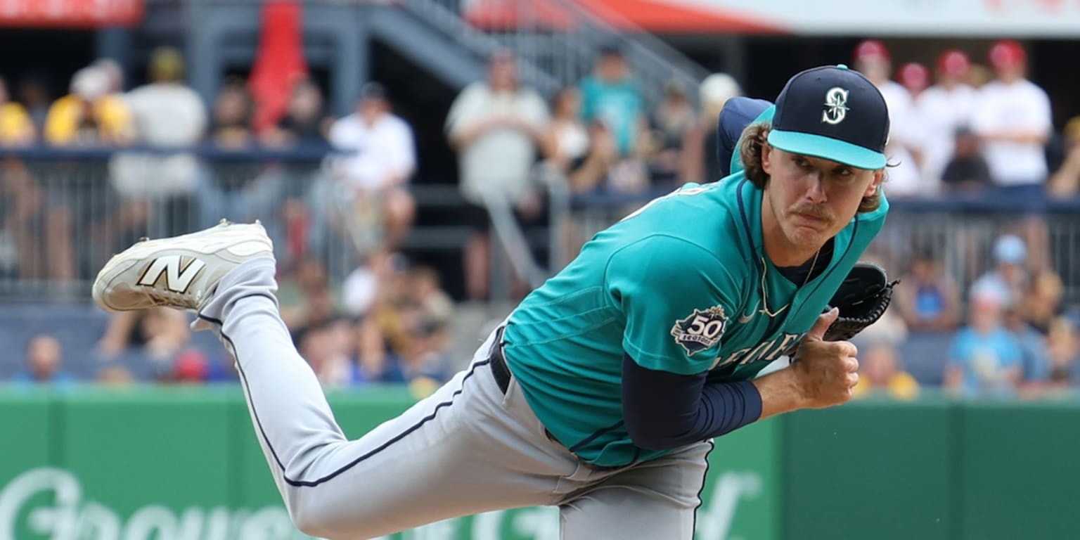 Bryce Miller matches his career high with 11 strikeouts, but Mariners fall short vs. Pirates