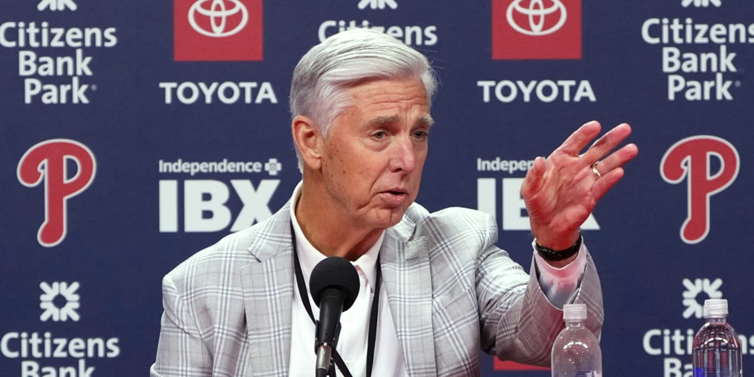 Dave Dombrowski outlines the Phillies’ offseason priorities after a late-season fade and early playoff exit