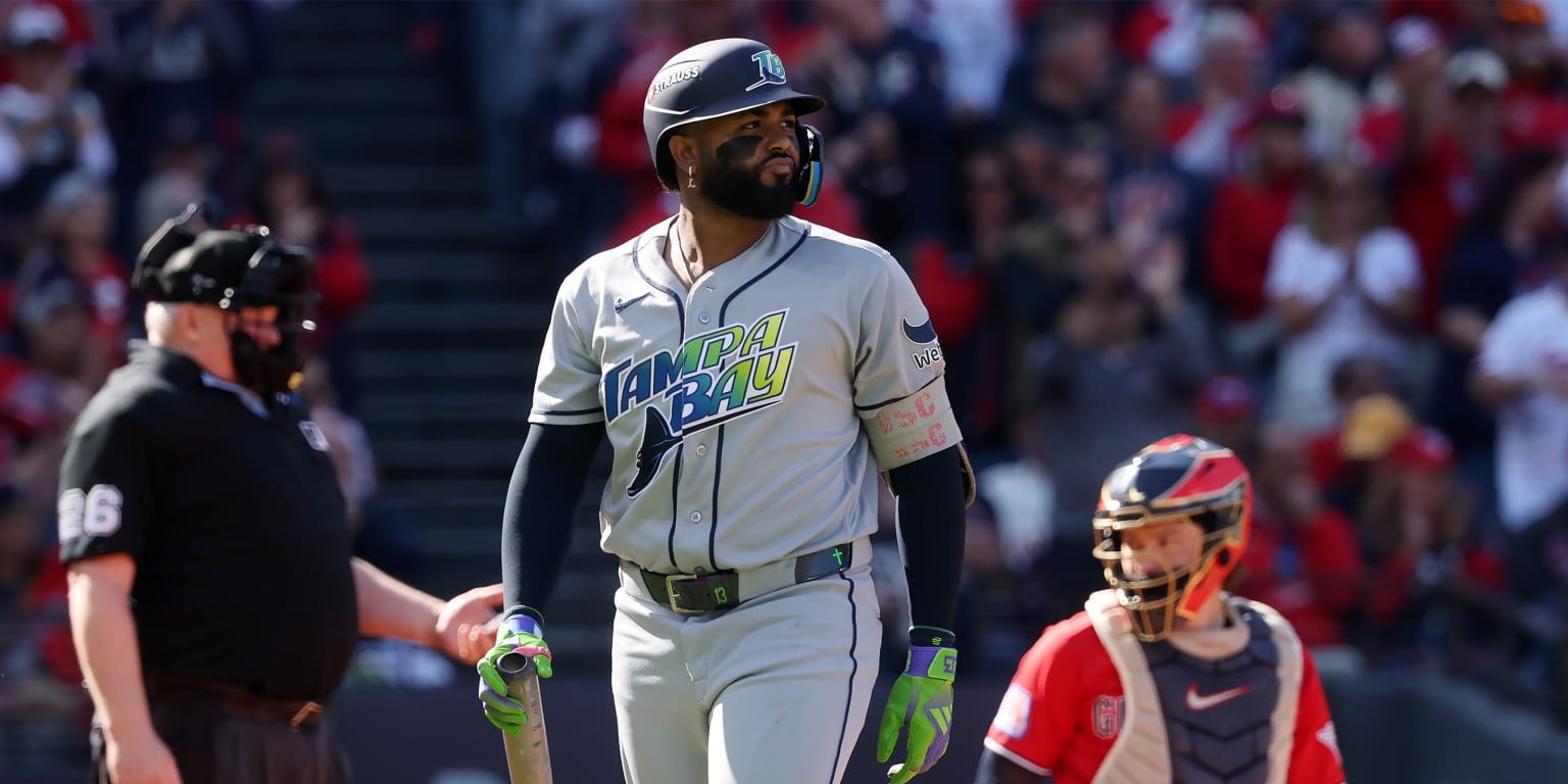 Rays’ bats go quiet in ALCS Game 3 as they strike out 13 times, falling to Guardians 3-2