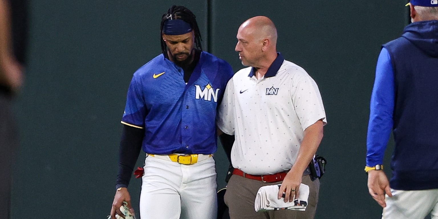 Byron Buxton returns to Twins lineup after right shoulder contusion