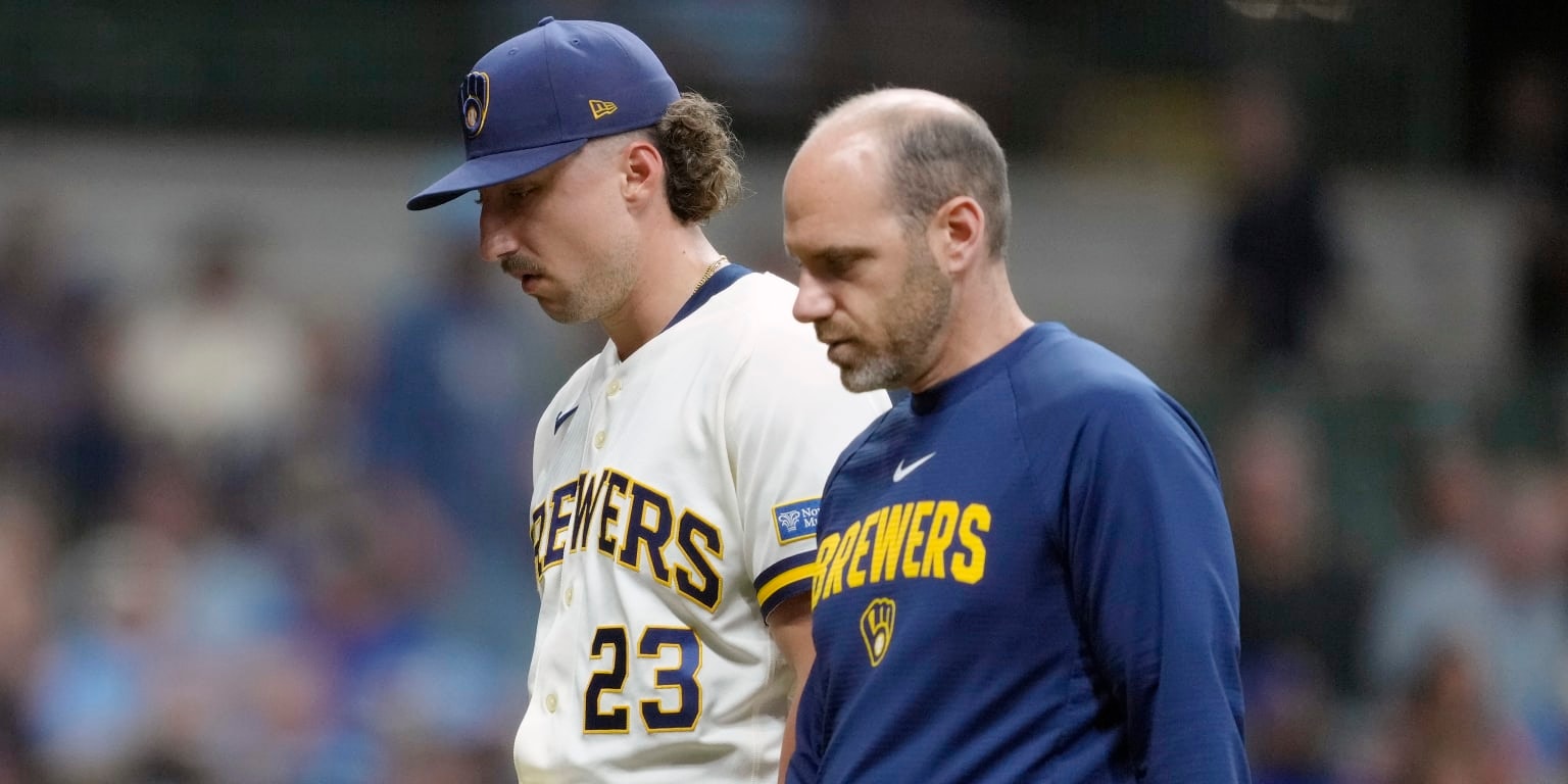 Brandon Sproat’s promising start unraveled in the 4th as hamstring cramped, Brewers lose momentum
