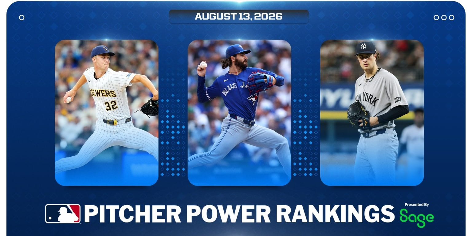 MLB stretch run spotlight: Schlittler lands No. 3 in latest MLB starting-pitcher power rankings