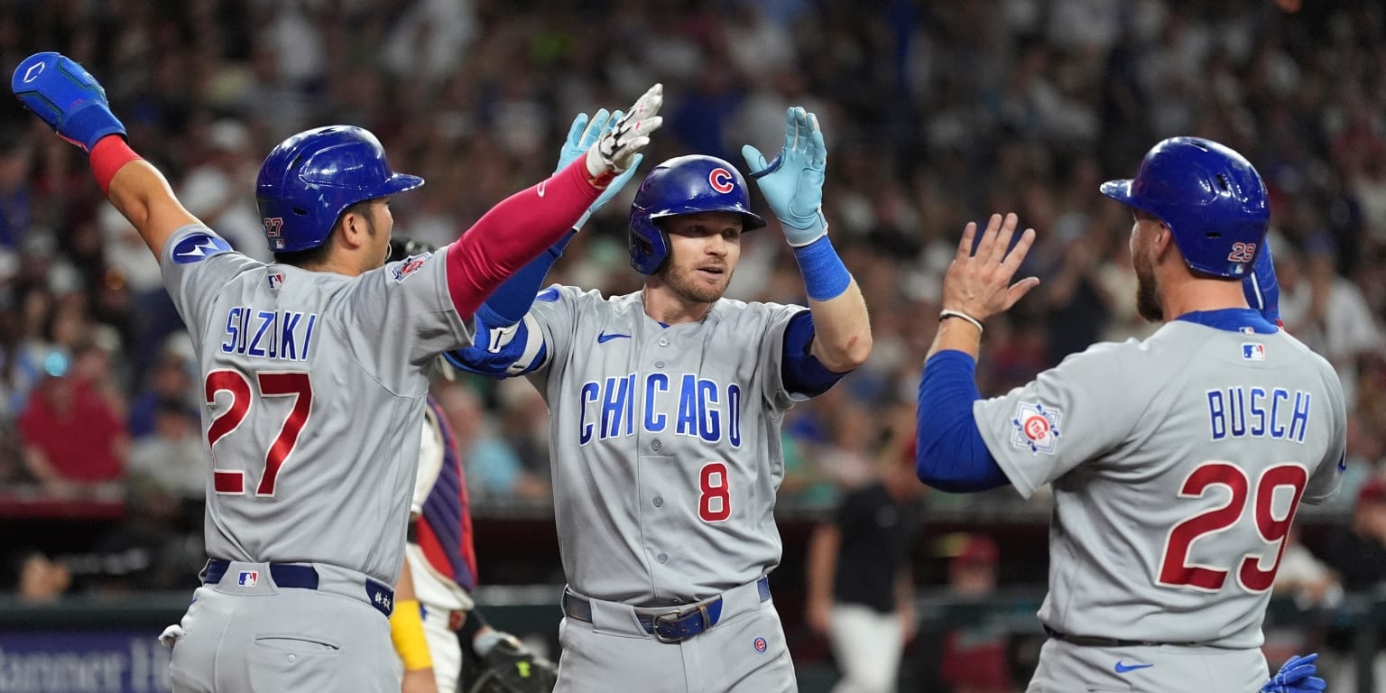 Cubs stretch scoring streak to a franchise high, scoring 30 straight runs