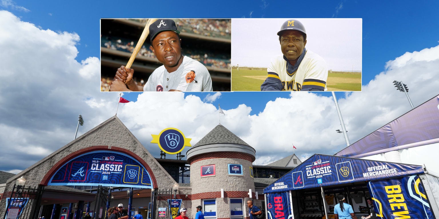 Little League Classic turns to Hank Aaron’s legacy with Brewers-Braves pledge to “Keep Swinging”