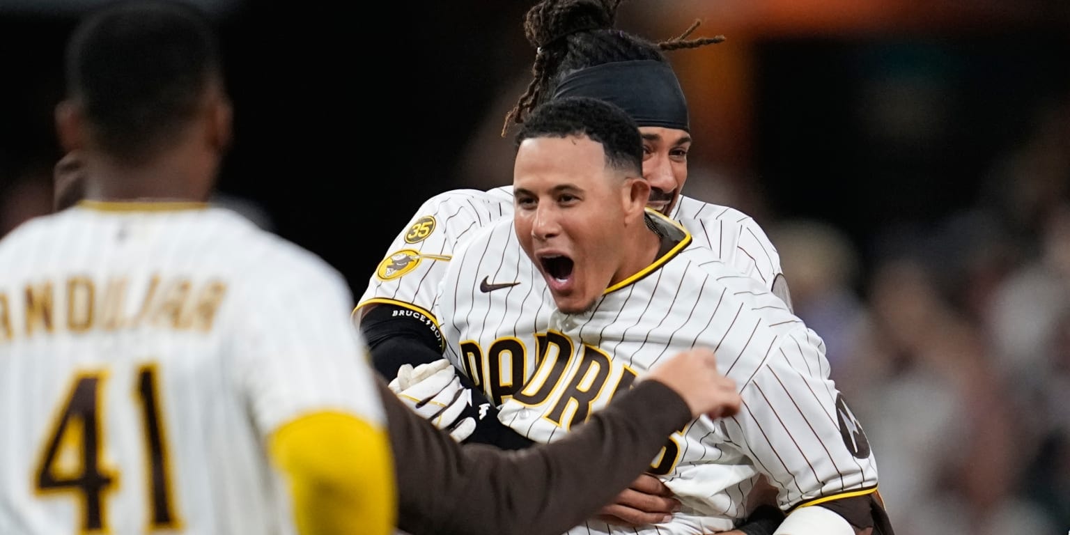 Manny Machado’s first-pitch walk-off lifts Padres to 7-6 win over Braves in 10th