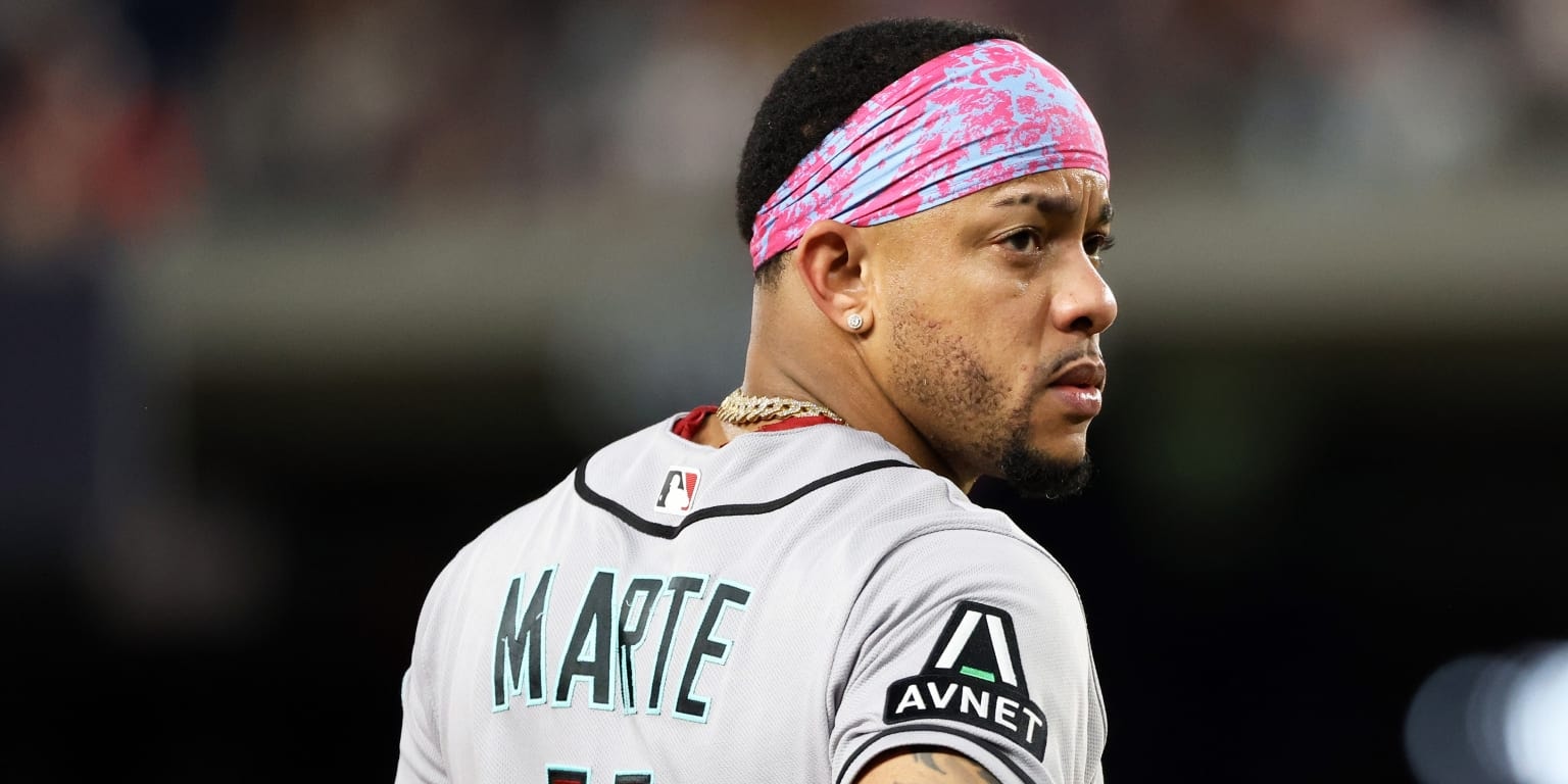 Ketel Marte heads to Phoenix for knee MRI after Diamondbacks restricted list move