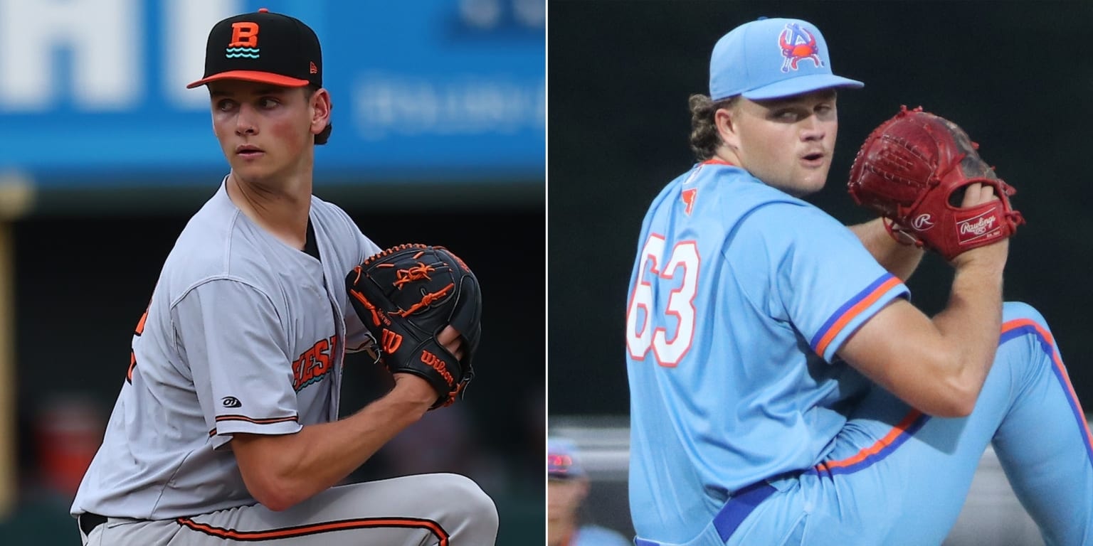 Orioles’ 6-foot-8 left-handers Joseph Dzierwa and Boston Bateman deliver standout starts in the minors