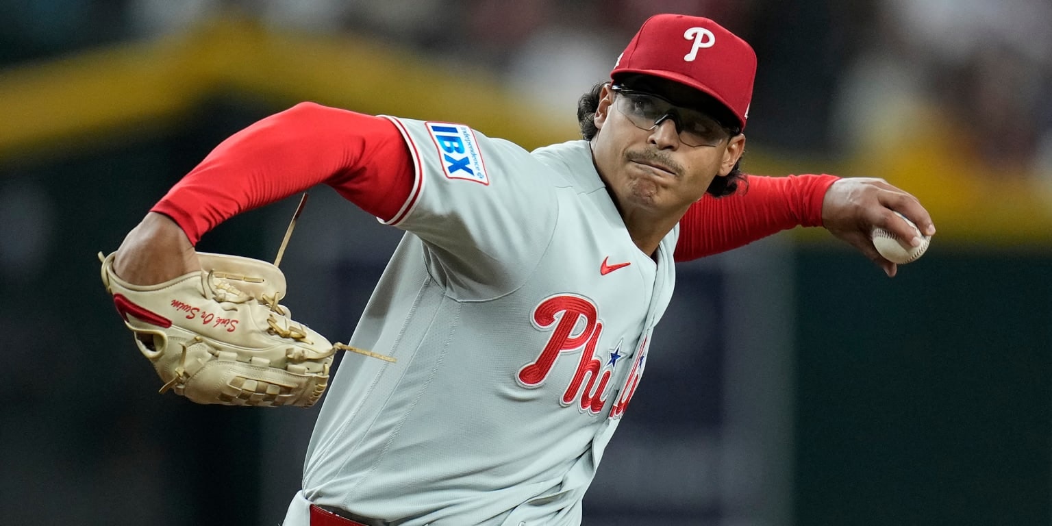 Jesús Luzardo steadies the Phillies as hot hitting lifts them into sole possession of the NL’s top Wild Card spot