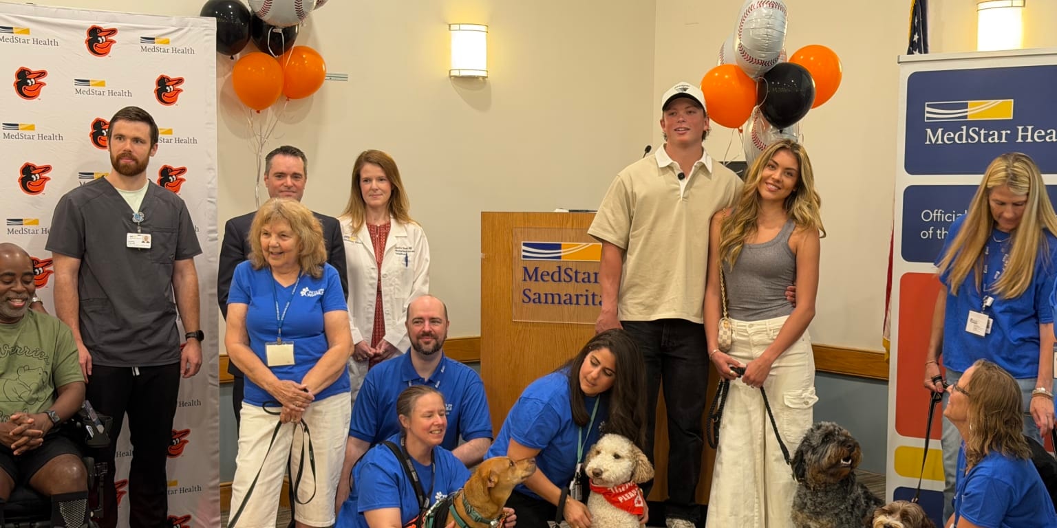 Orioles’ Jackson Holliday turns every home run into $500 for pet therapy at a Baltimore hospital