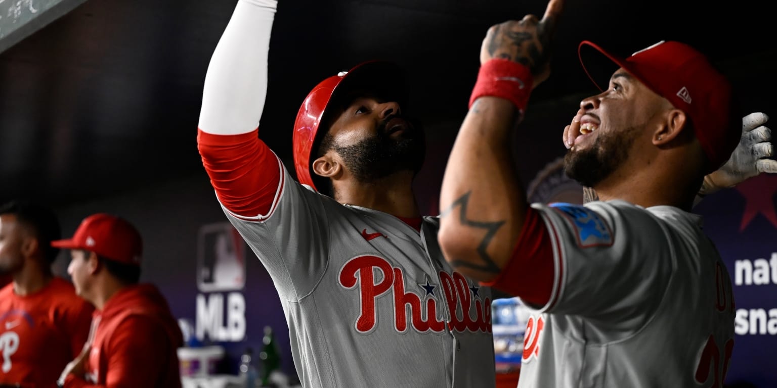 Derek Hill delivers again as Phillies rally for a second straight late comeback win