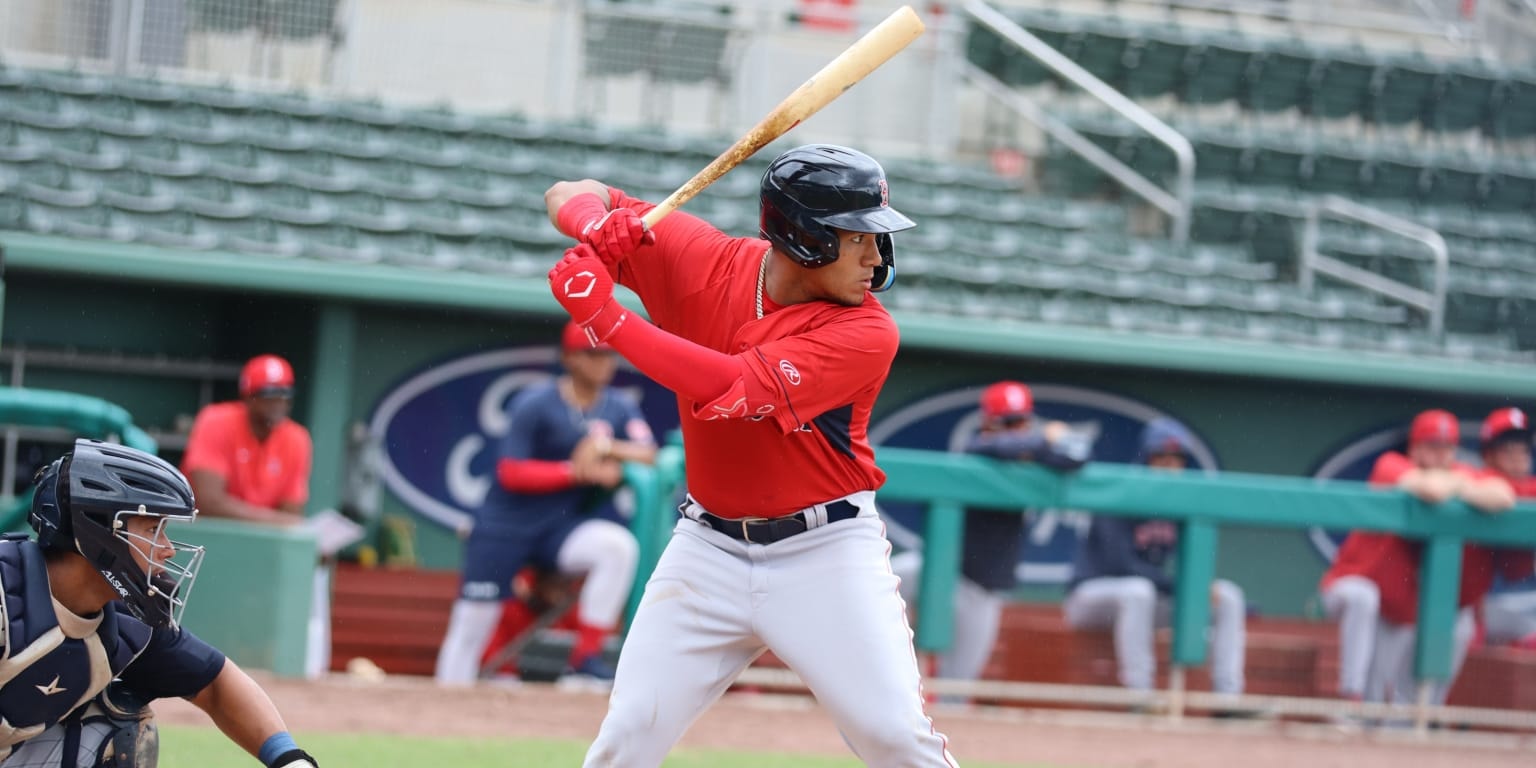 D’Angelo Ortiz takes first big swing in Red Sox system, honoring his father’s legacy