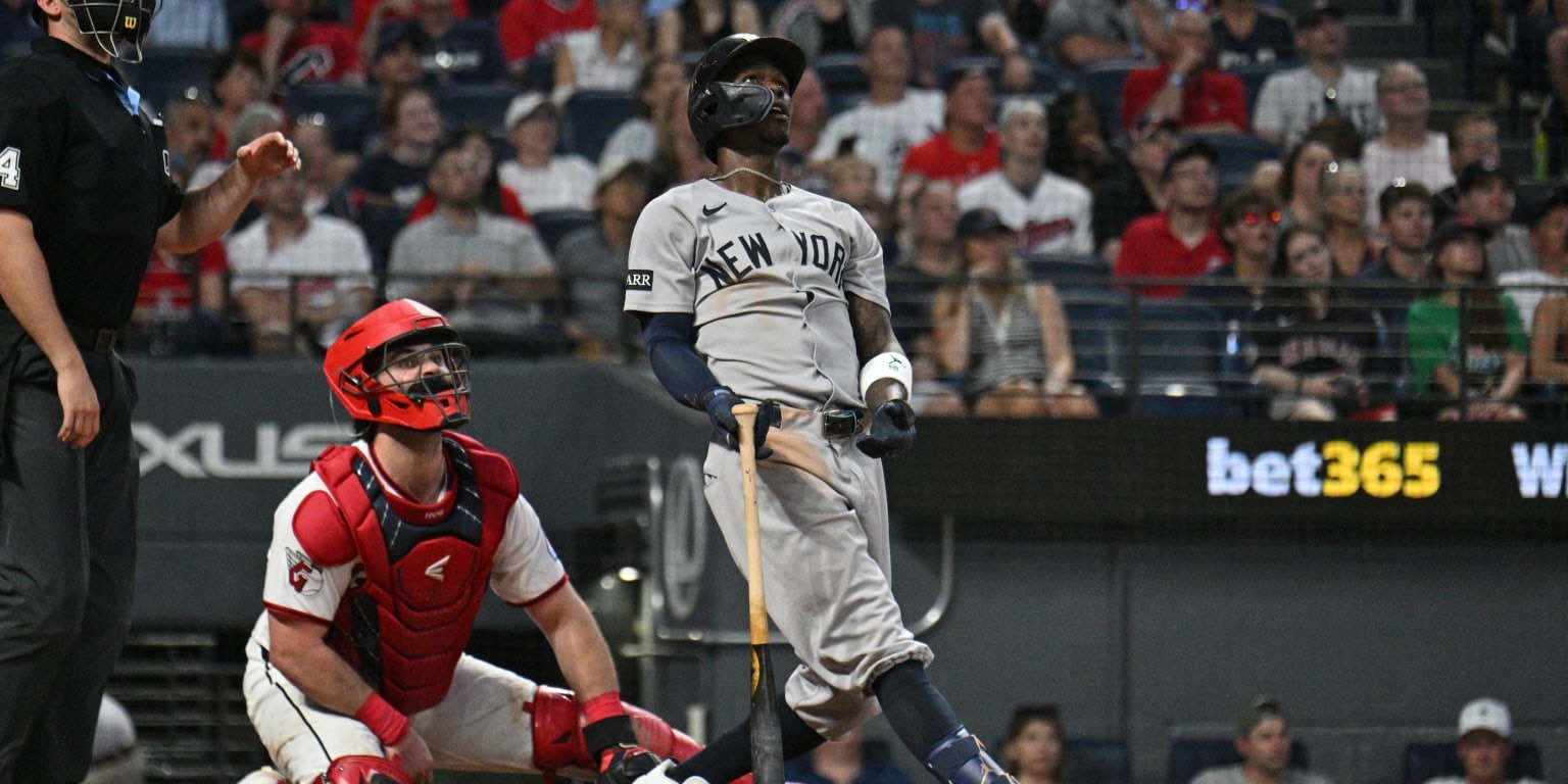 Jazz Chisholm Jr. answers Cleveland jeers with a go-ahead homer, helping Yankees beat Guardians
