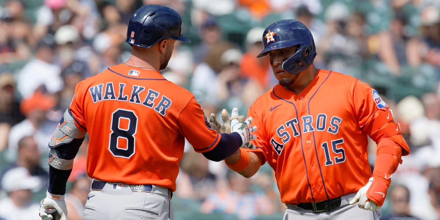 Astros extend the inning, then punish the Tigers’ bullpen in comeback win at Comerica
