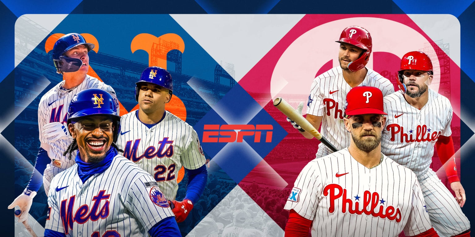 Mets and Phillies open MLB’s second half at Citizens Bank Park, with ESPN coverage at 7 p.m. ET