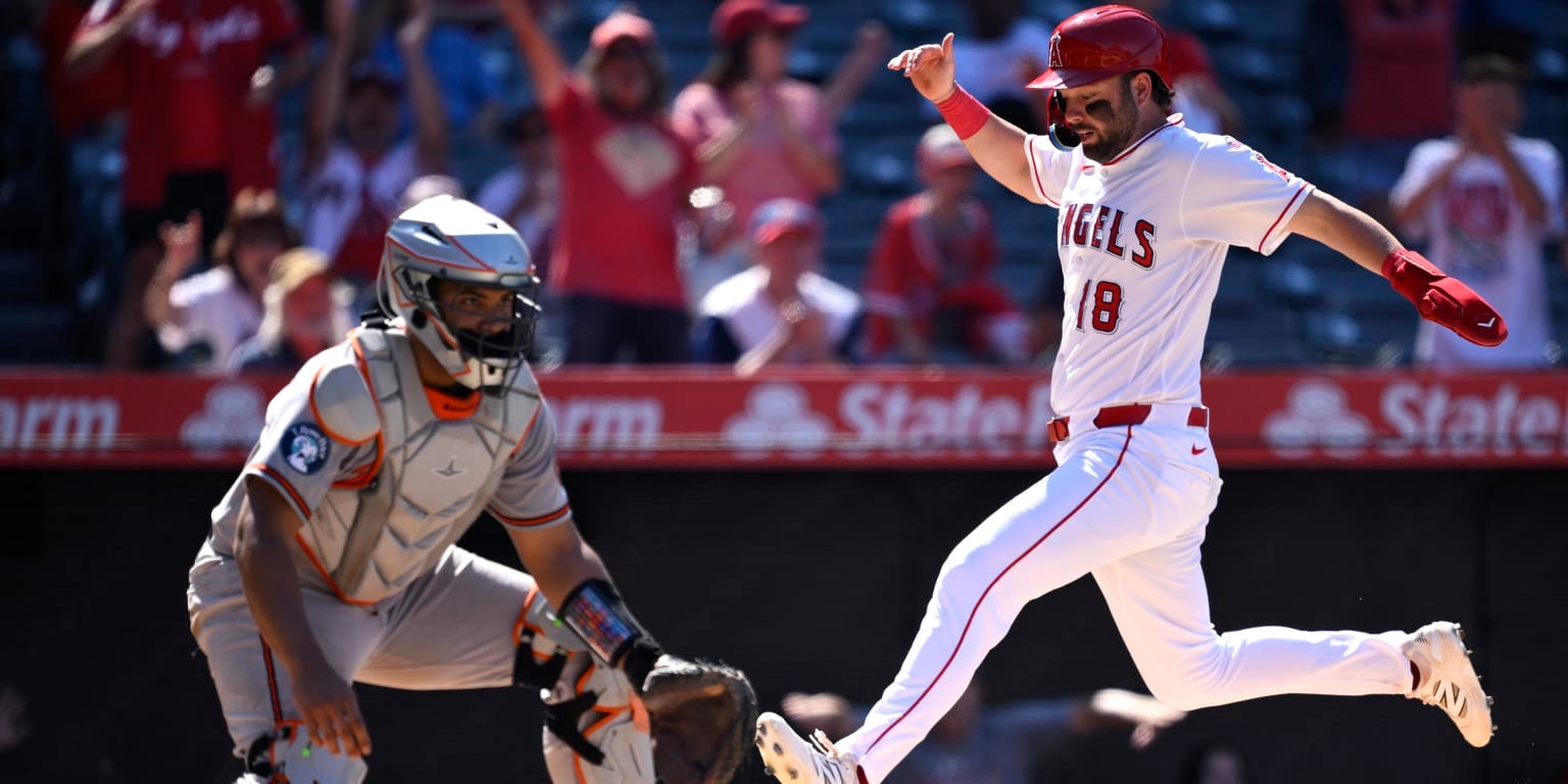 Angels rally twice and walk off the Orioles in the 10th on a tapper by Logan O’Hoppe