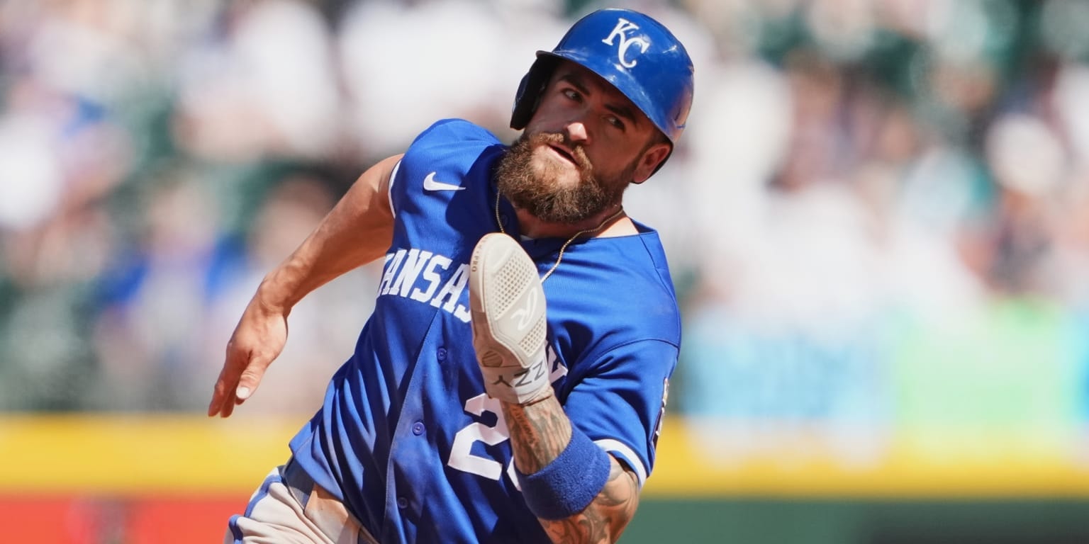 Royals place Kyle Isbel on injured list with plantar fasciitis, recall Kameron Misner for center-field depth